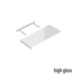 Półka BI high gloss FSG595/235 595x235 biały