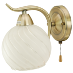 Lampa kinkiet 8706/1 21QG mosiądz Elem