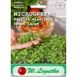 Bazylia właściwa Sweet Large zielona Microgreens W.Legutko
