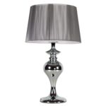 Lampka gabinetowa GILLENIA 40 cm 1x60W E27 srebrna