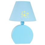 Lampka gabinetowa OFELIA MDF 1x40W E14 niebieska