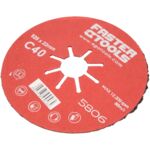 Dysk szlifierski karbowany 125 mm 40 gr FASTER TOOLS