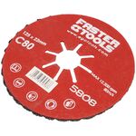 Dysk szlifierski karbowany 125 mm 80 gr FASTER TOOLS