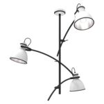 Lampa wisząca ZUMBA 3x40W E14 biały+czarny CANDELLUX