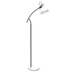 Lampa podłogowa ZUMBA sztyca skos 1x40W E14 biały+czarny CANDELLUX