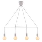 Lampa wisząca ALTO 4x40W E27 biały matowy CANDELLUX
