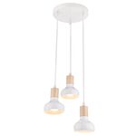 Lampa wisząca PUERTO 3x40W E14 na talerzu biały CANDELLUX