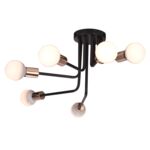 Lampa wisząca SPILL 6x60W E27 czarny CANDELLUX
