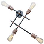 Lampa KIRIMU AMPLA 4x60W E27 czarny CANDELLUX