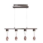 Lampa wisząca PRISMA 4x3W LED chrom CANDELLUX