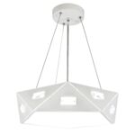 Lampa wisząca pięciokątny NEMEZIS 42 3x40W G9 z żarówką biały CANDELLUX