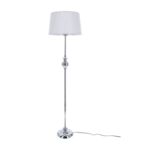 Lampa podłogowa GILLENIA 1x60W E27 srebrna CANDELLUX