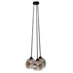 Lampa wisząca TRIO 1 3x60W E27 chrom CANDELLUX