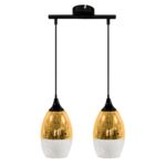 Lampa wisząca CELIA 2x60W E27 złoty CANDELLUX