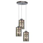 Lampa wisząca NOCTURNO TALERZ 3x40W E27 chrom CANDELLUX