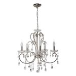 Lampa wisząca AURORA 5x40W E14 chrom CANDELLUX