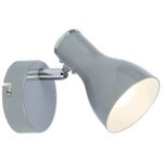 Kinkiet JULIE 1x40W E14 szary CANDELLUX