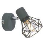 Kinkiet VERVE 1x40W E14 matowy szary CANDELLUX