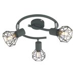 Spirala VERVE 3x40W E14 matowy szary CANDELLUX