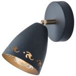 Kinkiet COTY 1x40W E14 czarny CANDELLUX