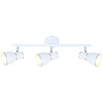 Listwa FIDO 3x40W E14 biały+chrom CANDELLUX