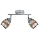 Listwa MILTON 2x10W E14 LED chrom CANDELLUX