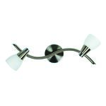 Listwa SELIA 2x40W G9 nikiel mat/chrom biały bez żarówek CANDELLUX