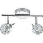 Listwa BOMBOLA 2x40W G9 chrom bez żarówek CANDELLUX