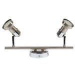 Listwa ARKON 2x50W GU10 satyna nikiel chrom bez żarówek CANDELLUX