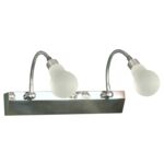 Kinkiet ACRYLIC LED 2x2W LED chrom biały CANDELLUX