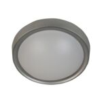 Plafon VATAN 30 1x11W E27 plastik ENERGO W KOMPLECIE szara CANDELLUX
