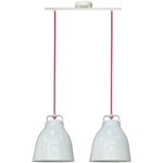 Lampa PENSILVANIA 20 2x60W E27 biały CANDELLUX
