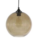 Lampa wisząca EDISON 25 1x60W E27 brązowy+żarówka CANDELLUX