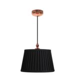 Lampa wisząca AMORE 1x60W E27 stożek czarny CANDELLUX