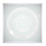 Plafon LUX 29X29 16W LED 6500K biały podwójny RING CANDELLUX