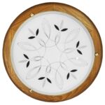 Plafon RUSTICA 30 drewno standard 1x60 W E27 dąb CANDELLUX