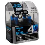 Zestaw żarówek samochodowych H7 12V BLUE GALAXY +50% 4CAR