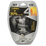 Żarówka samochodowa H7 12V TURBO +30% 4CAR