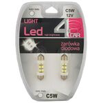 Zestaw żarówek samochodowych LED C5W 12V 4CAR