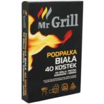 Rozpałka stała biała (40 kostek) Mr. Grill