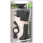 Zestaw ładowarek 12/24/220V Micro USB 4CAR