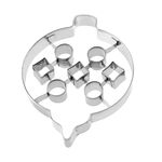 Wykrawaczka metalowa duża bombka srebrny