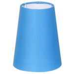 Abażur CONE stożek 12,5 x 15 cm E14 niebieski CANDELLUX