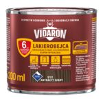 Lakierobejca Dekoracyjno-Ochronna Super Wydajna S12 antracyt szary 0,2 l VIDARON