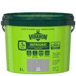 Impregnat Ochronno-Dekoracyjny Ogrodowy R10 szary 9l VIDARON