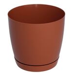 Doniczka TOSCANA 11 cm okrągła terrakota