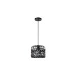 Lampa wisząca Alessandra E-27 60W czarna mat