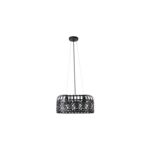 Lampa wisząca Alessandra E-27 2x60W czarna mat