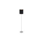 Lampa podłogowa Monica E27 1x60W czarny, złoty, chrom