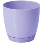 Doniczka TOSCANA 13 cm okrągła lila